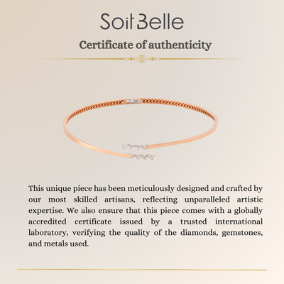 ETOILE Rose Gold Starlight Diamond Open Choker