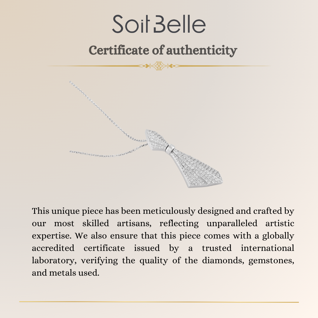  White Gold Diamond Pendant 