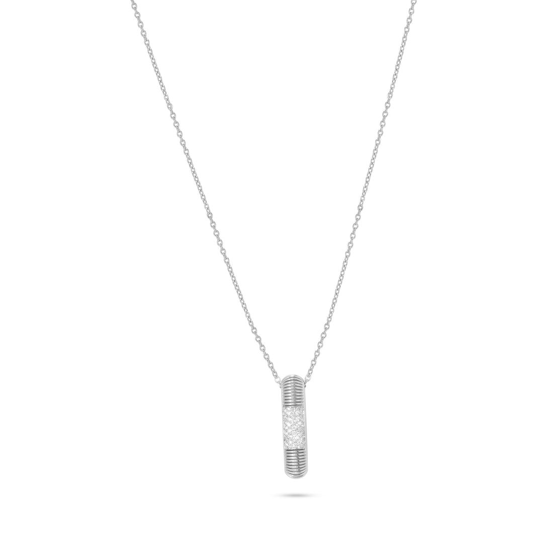Lucien White Gold Diamond Pendant 
