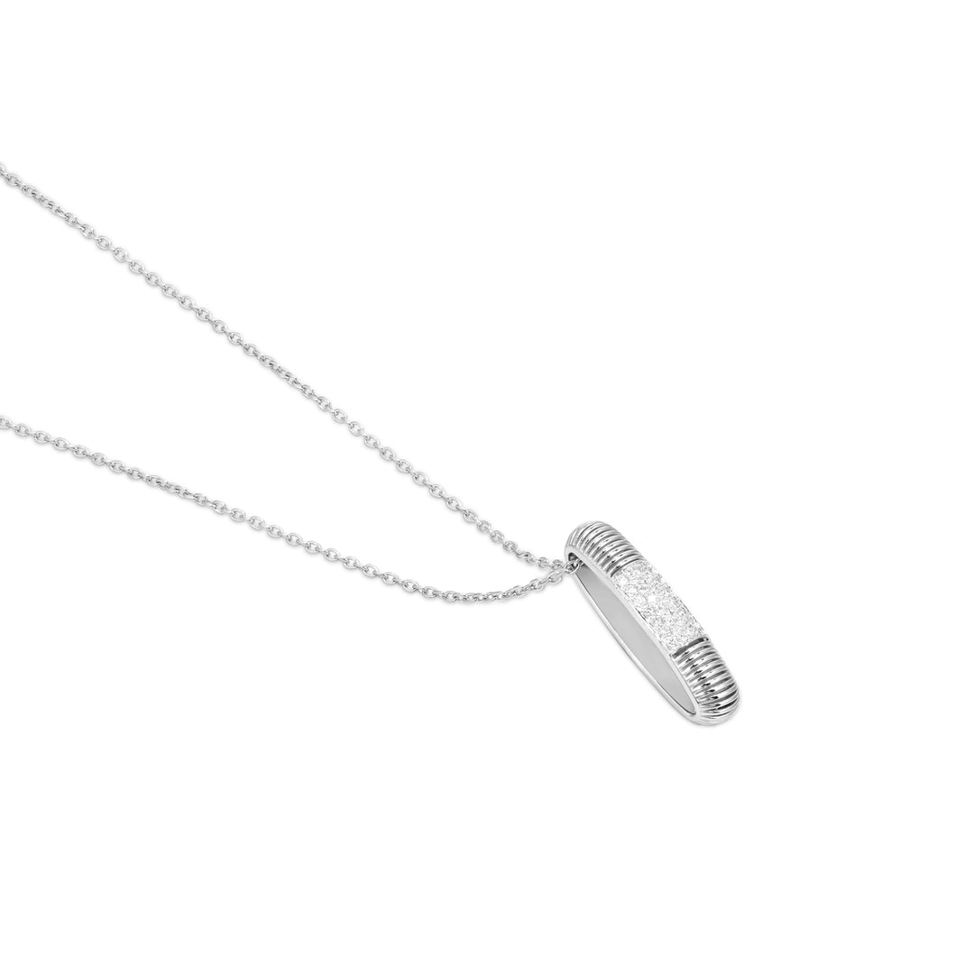 Lucien White Gold Diamond Pendant 