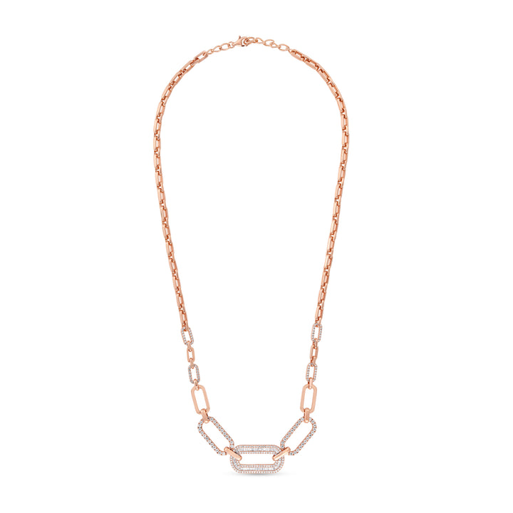Rose Gold Diamond Necklace