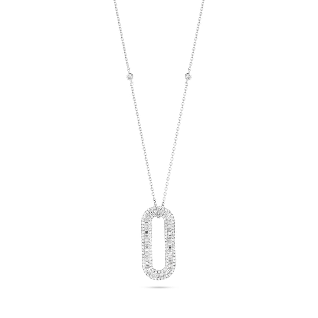 White Gold Diamond Pendant