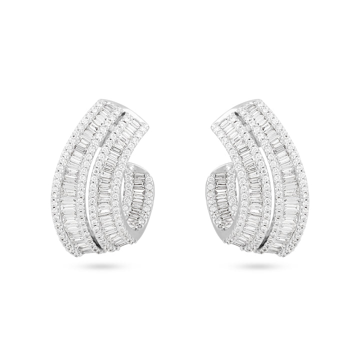 White Gold Diamond Earrings