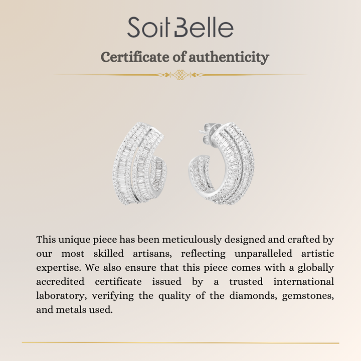 White Gold Diamond Earrings