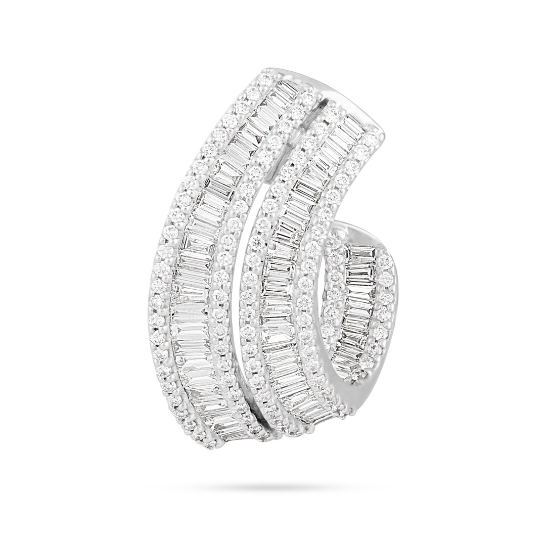 White Gold Diamond Earrings