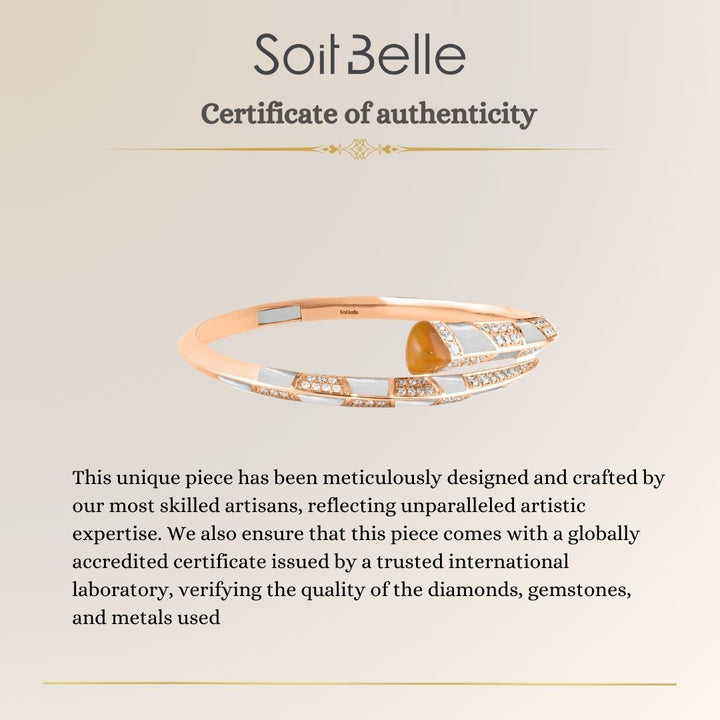 Rose Gold Diamond Bangle