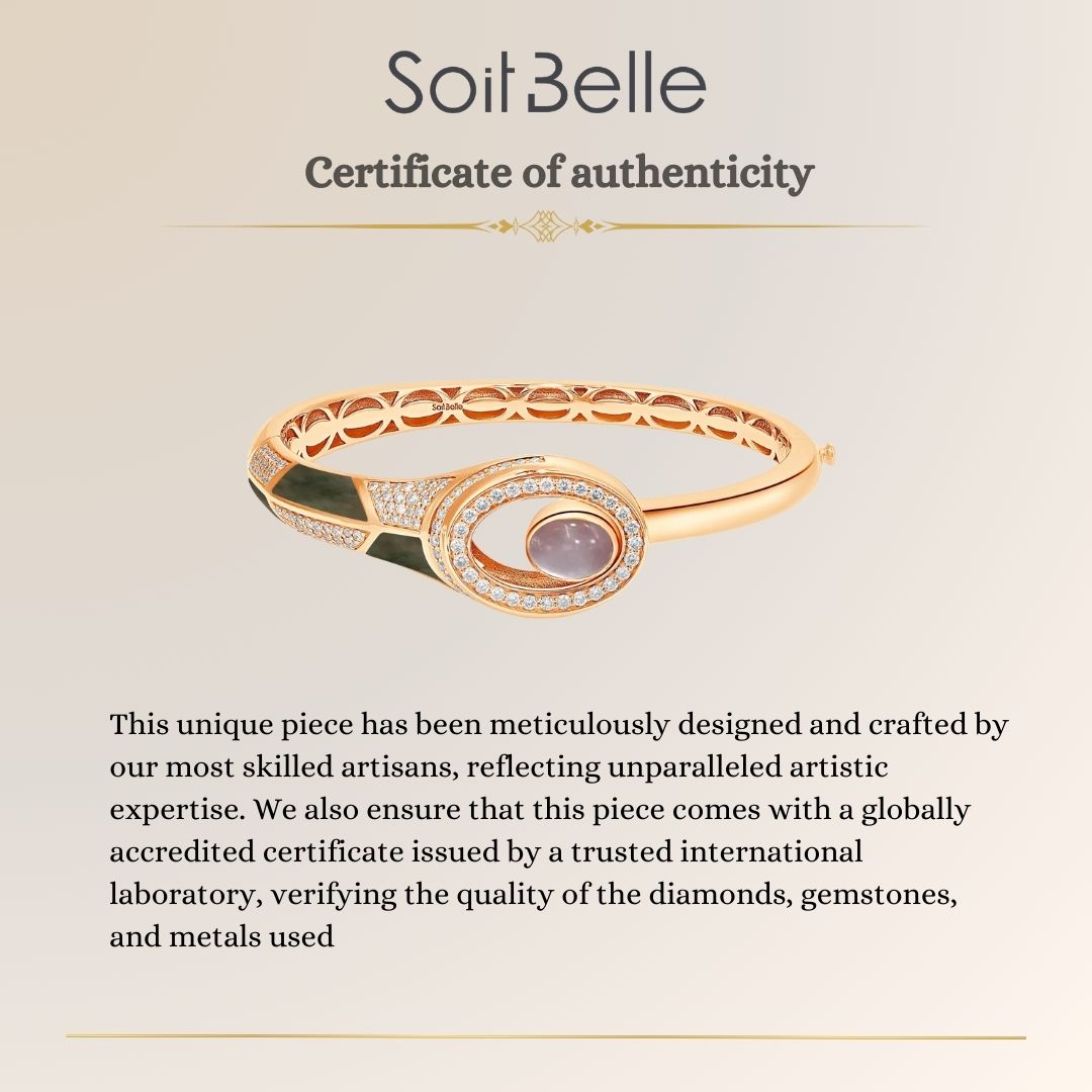 Rose Gold Diamond Bangle