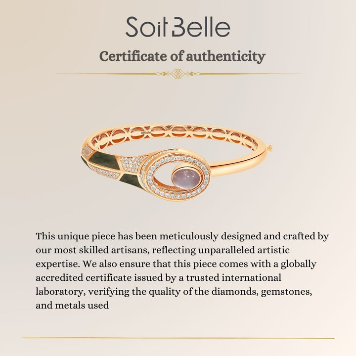 Rose Gold Diamond Bangle