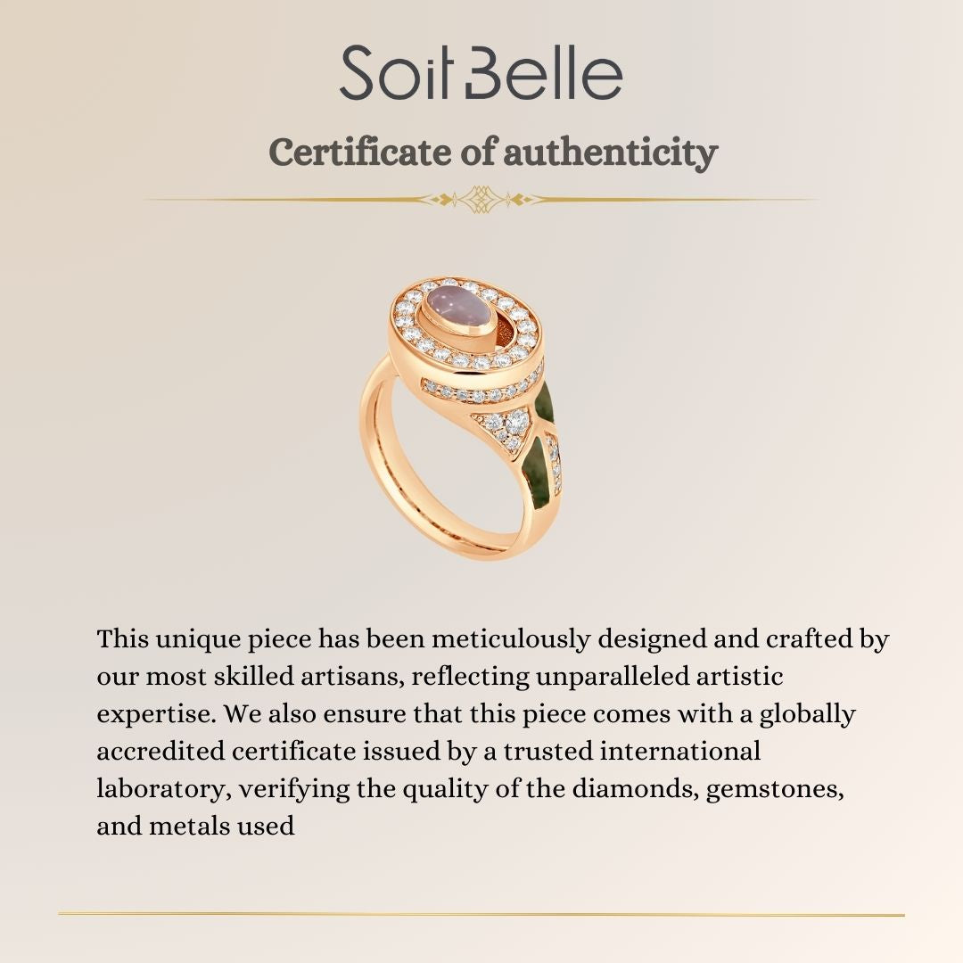  Rose Gold Diamond Ring