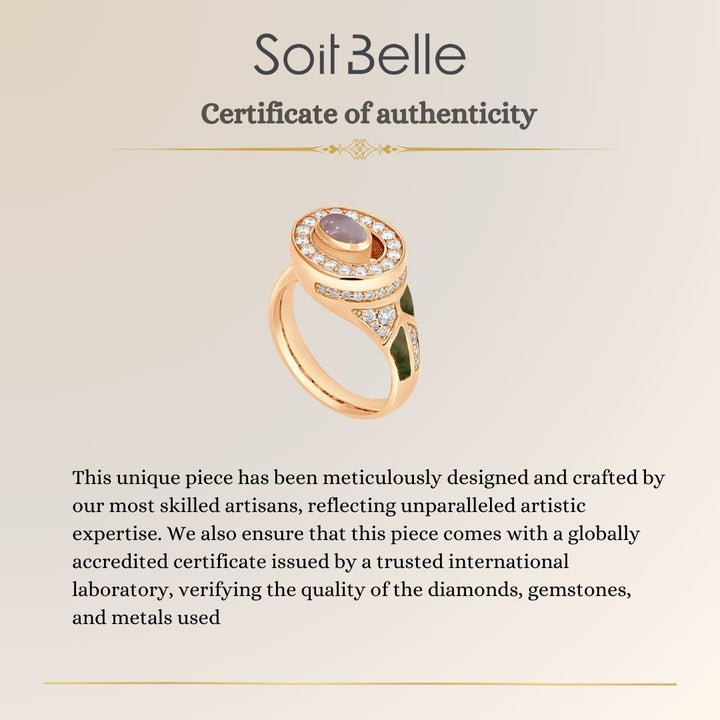 Rose Gold Diamond Ring