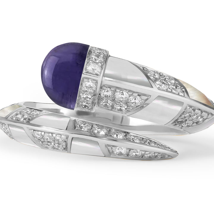 White Gold Diamond Ring 