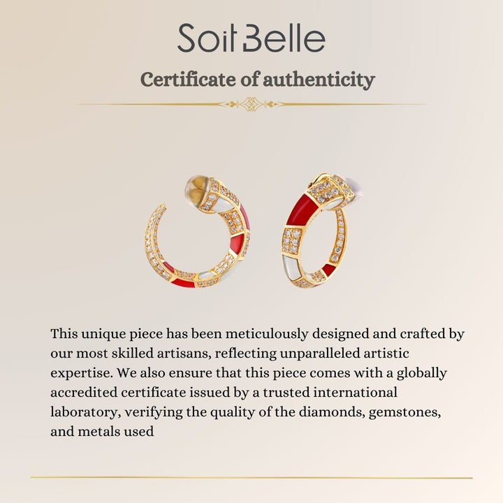 18K yellow gold diamond earrings with smoky quartz