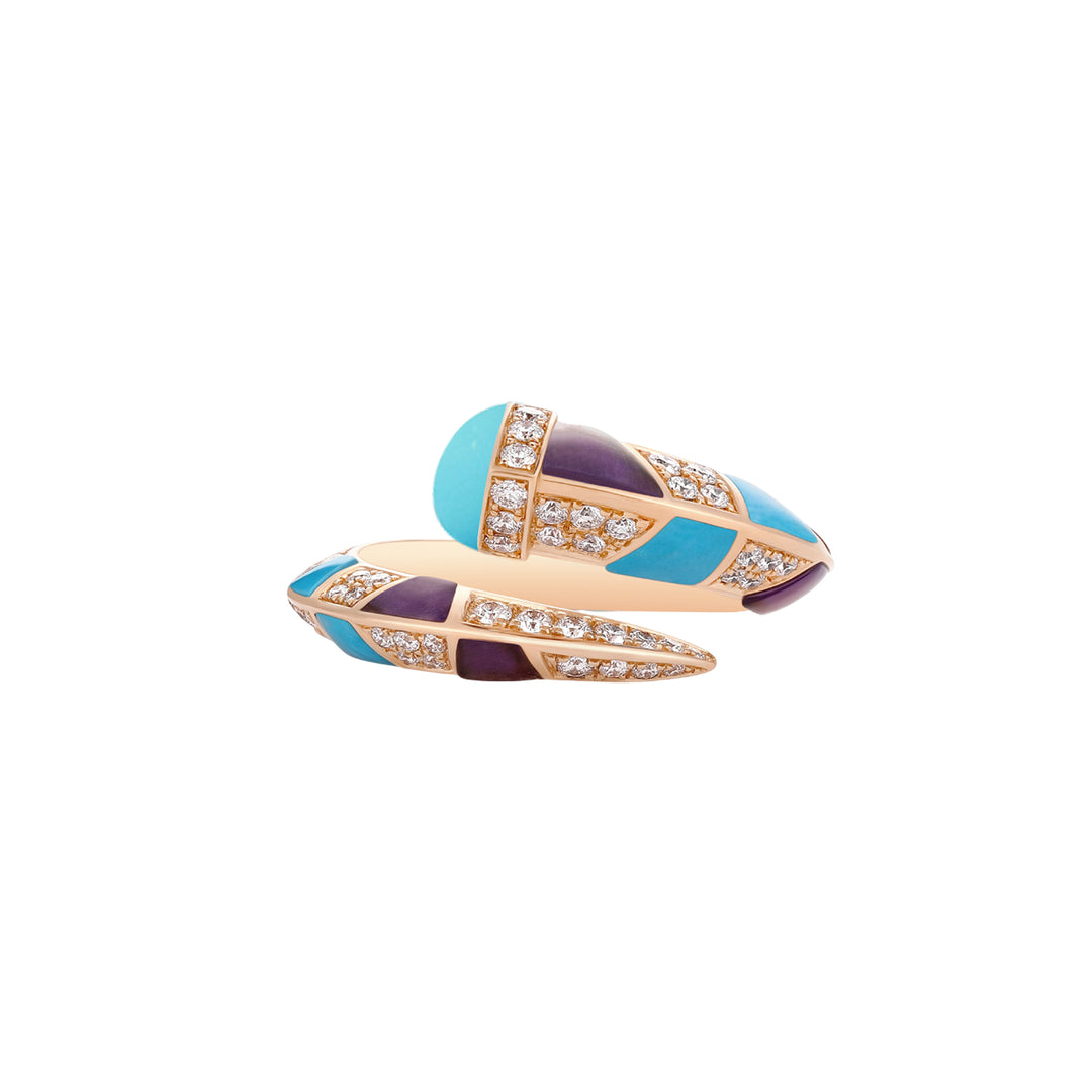 luxury turquoise diamond ring