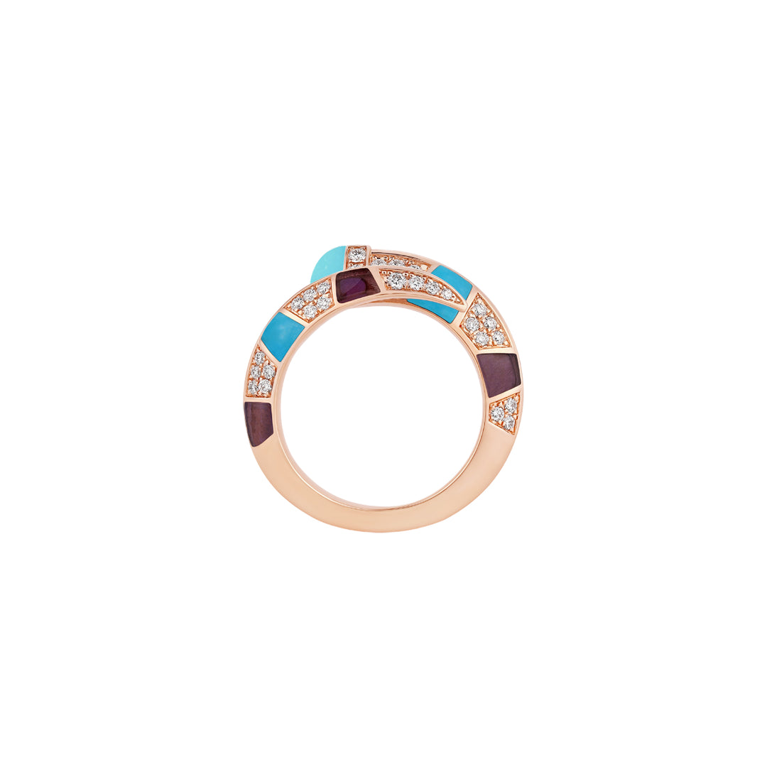 luxury turquoise diamond ring 