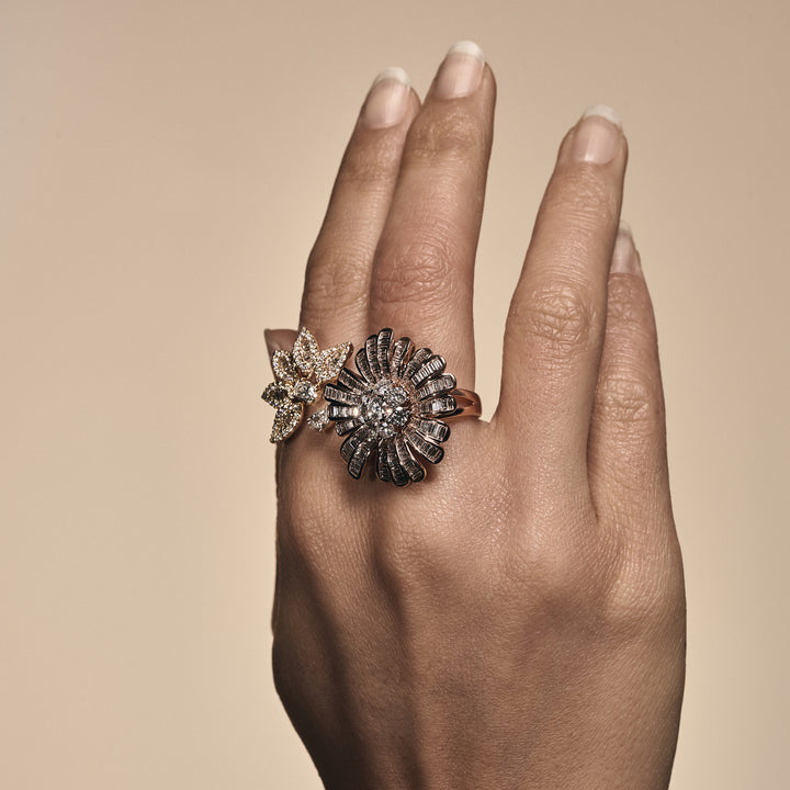 White Gold Set With Natural Diamond | Soit Belle