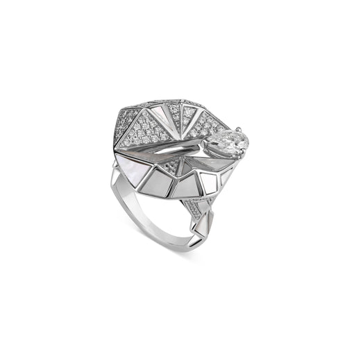 VISTA Geometric White Gold Diamond Ring VISTA Geometric White Gold Diamond Ring