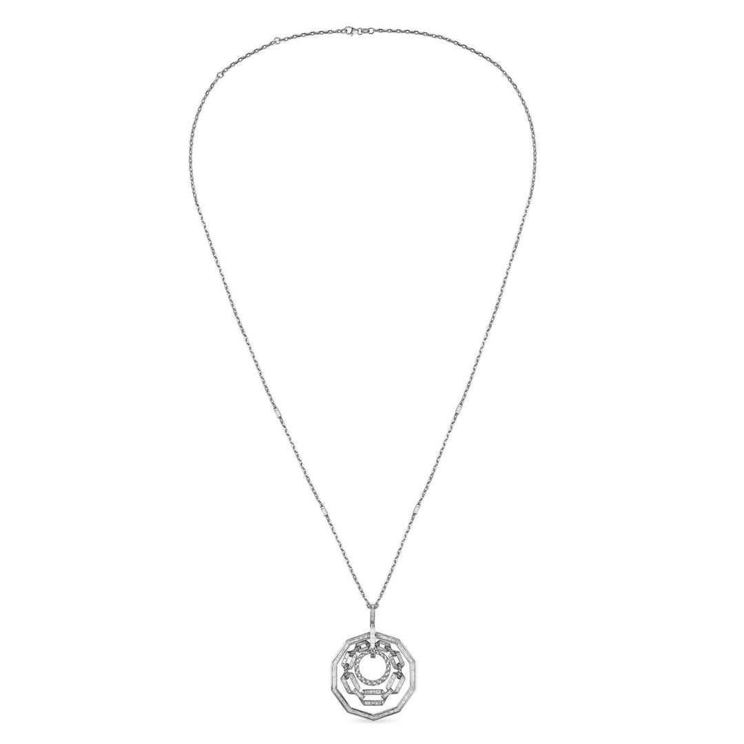 VISTA White Gold Diamond Pendant