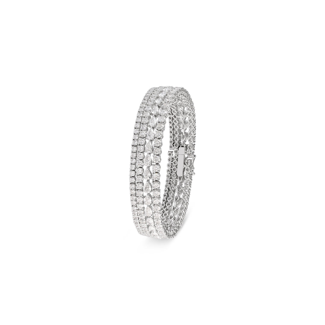 SB Tennis Bracelet Diamonds Four Row 