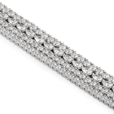 SB Tennis Bracelet Diamonds Four Row 