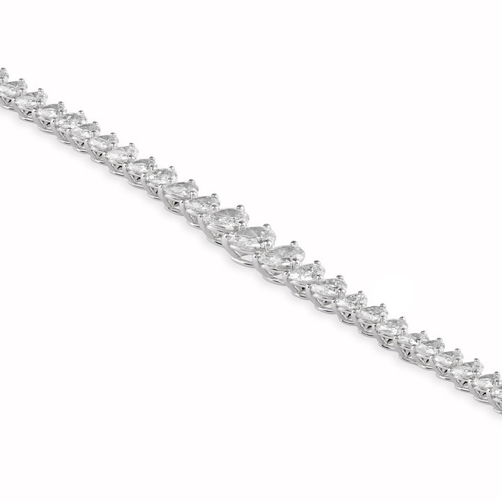 SB Tennis Bracelet Diamond Pear Cut 