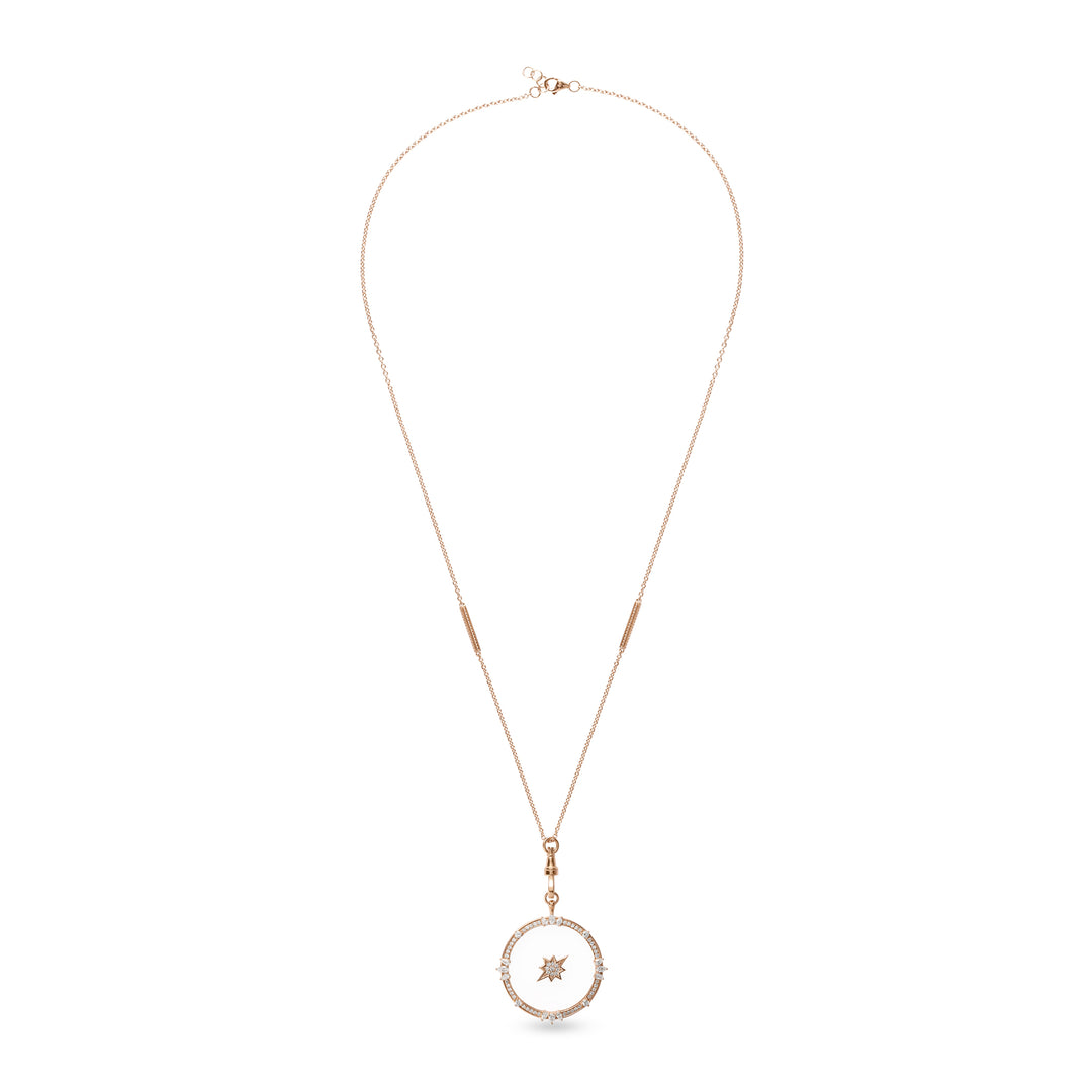 Rose Gold Diamond Pendant