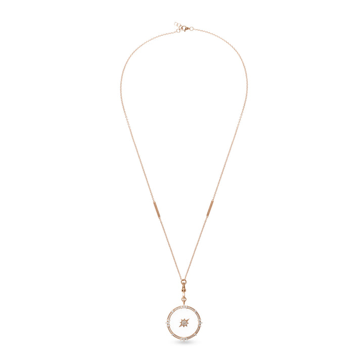 Rose Gold Diamond Pendant