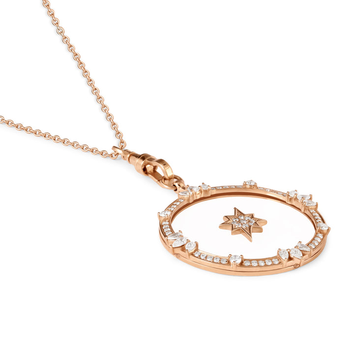 Rose Gold Diamond Pendant