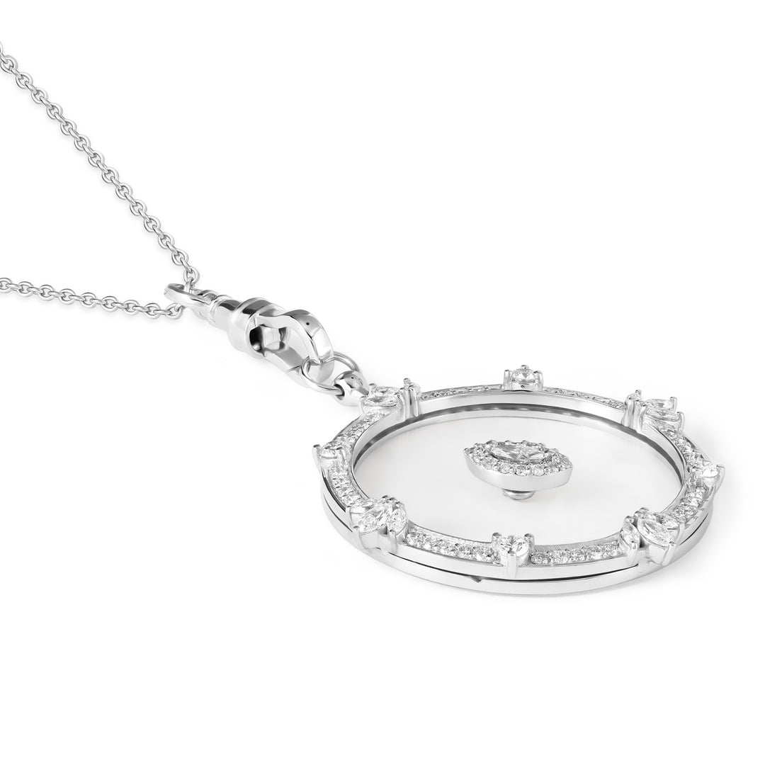 White Gold Diamond Pendant