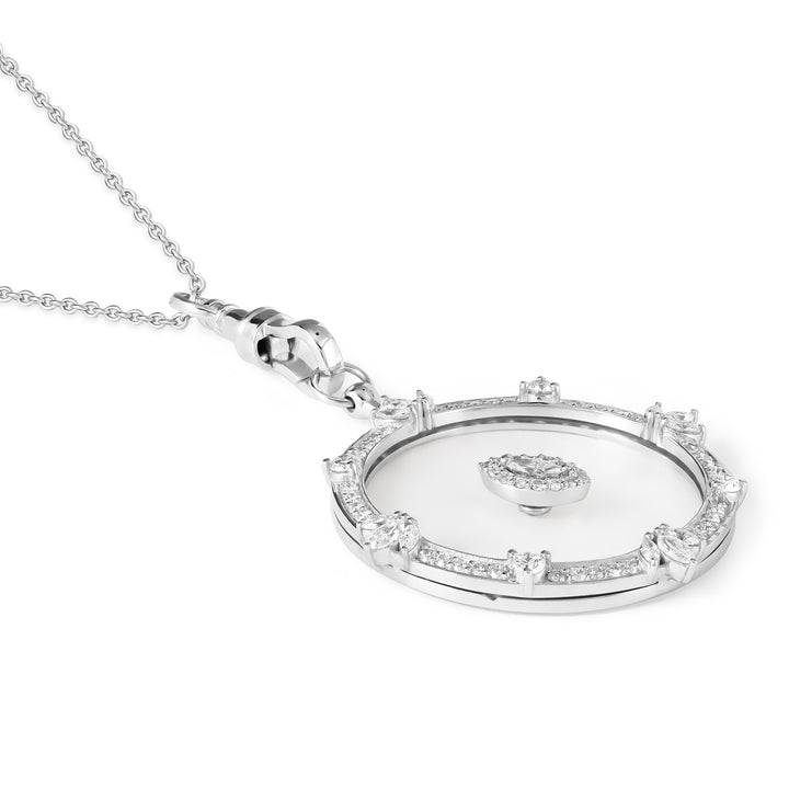 White Gold Diamond Pendant