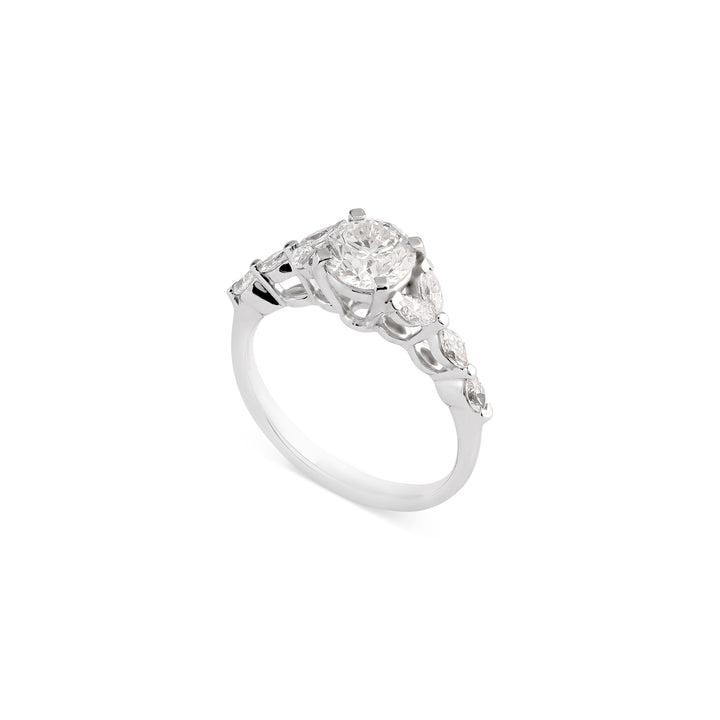 SB Classic Solitaire Ring Round cut Diamonds