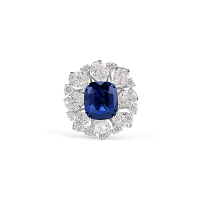 Soit Belle Natural Sapphire Ring: Timeless elegance in a captivating natural sapphire gemstone ring. Embrace the allure of this exquisite piece, blending beauty and sophistication effortlessly ELITE Blue Sapphire Diamond ring