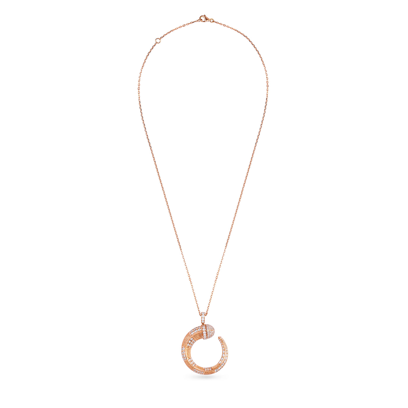 ARTISTRY Rose Gold Frosted Diamond pendant