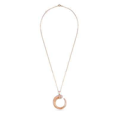 ARTISTRY Rose Gold Frosted Diamond pendant