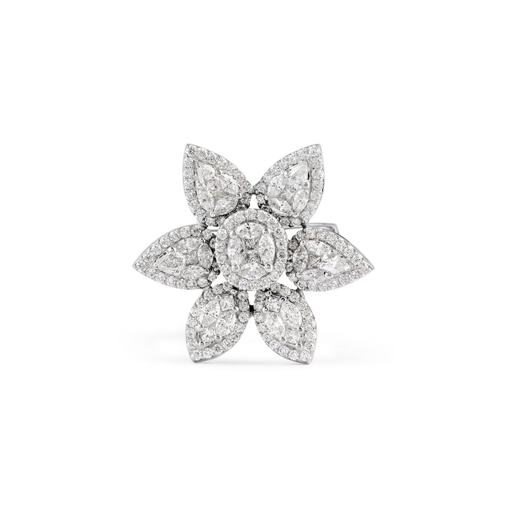 VISTA white gold diamond ring