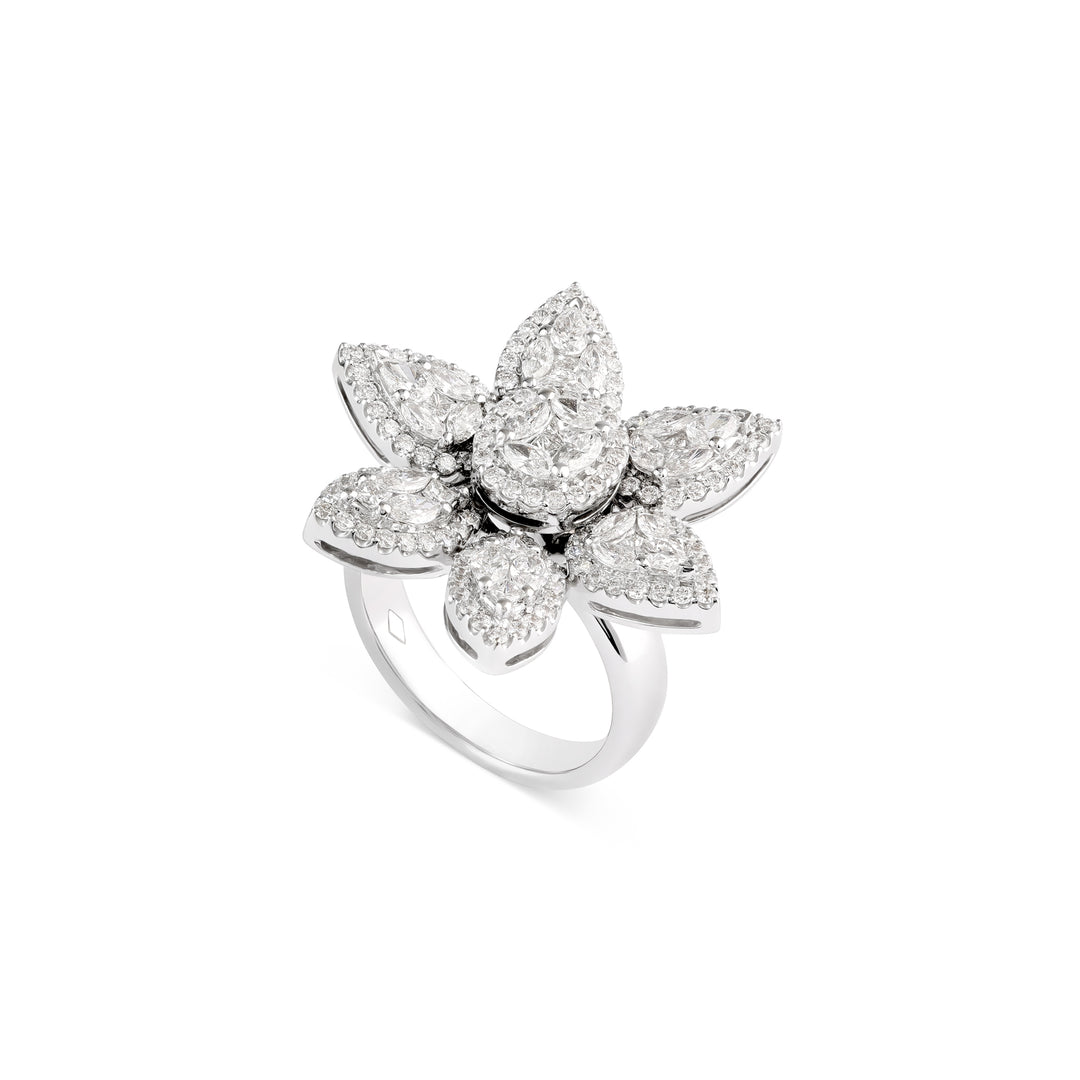 VISTA white gold diamond ring