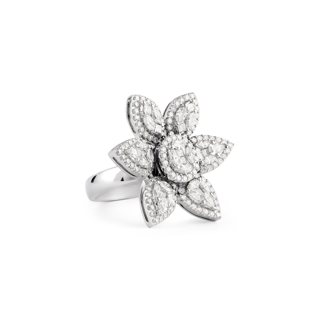 VISTA white gold diamond ring