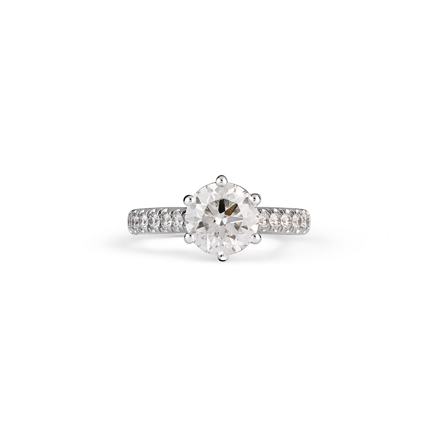 Soit Belle Classic Diamond Solitaire ring round cut