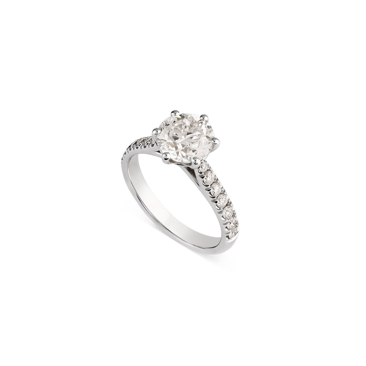 SB Classic Diamond Solitaire ring round cut