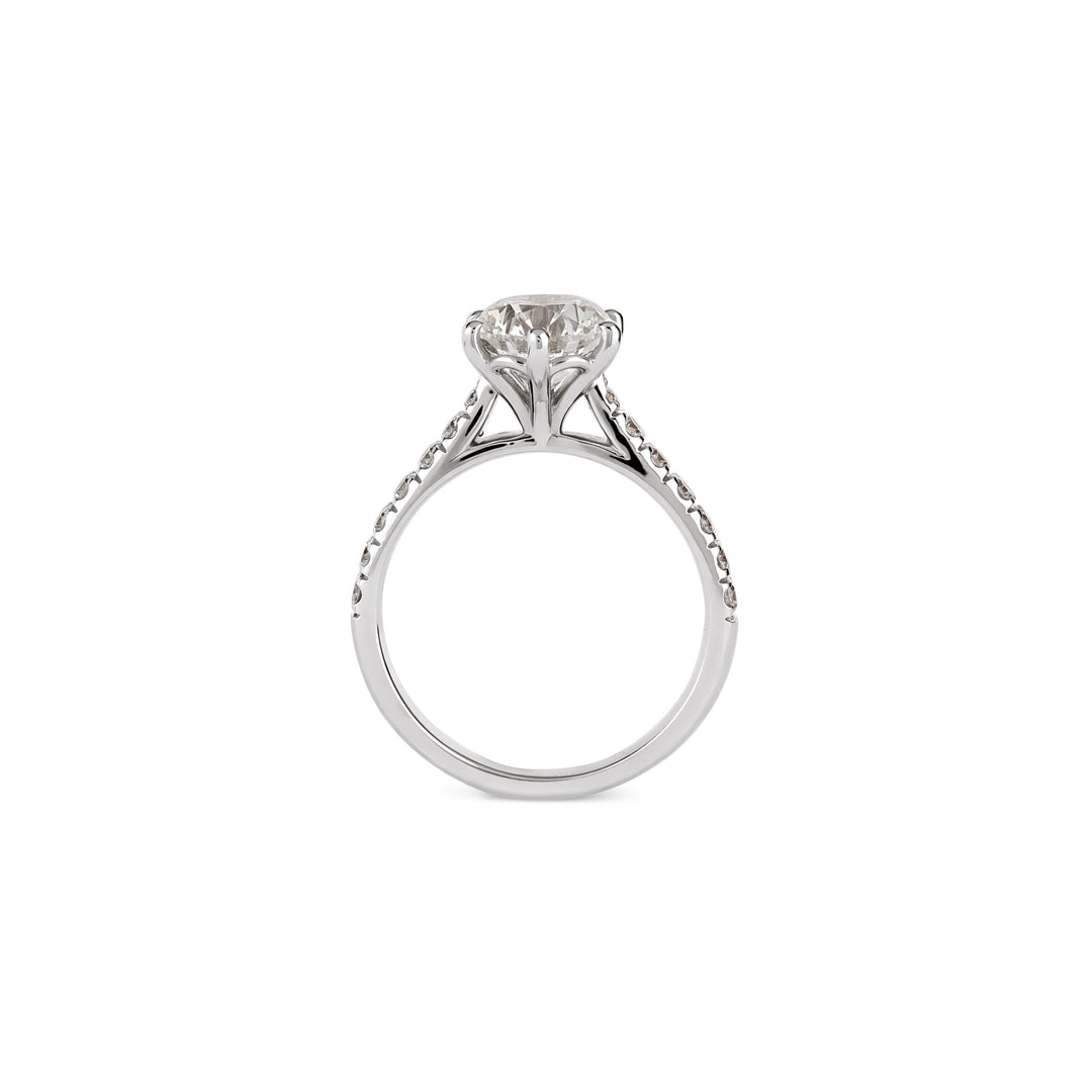 SB Classic Diamond Solitaire ring round cut