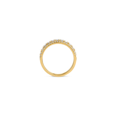 Yellow Gold diamond ring