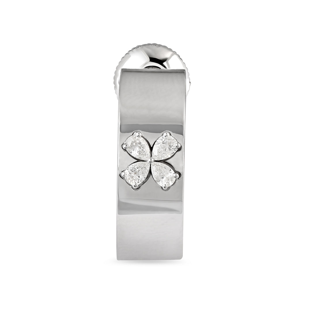 White Gold Diamond Earrings