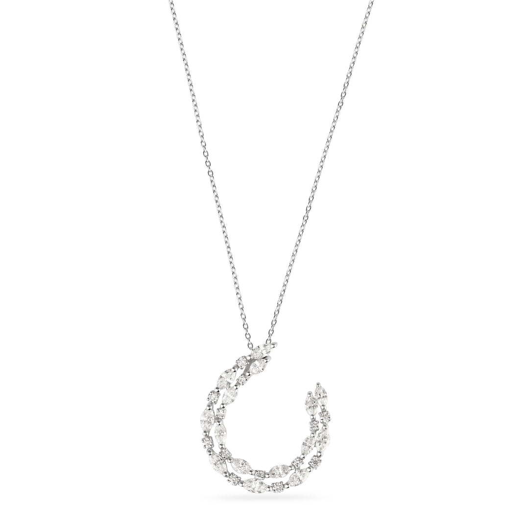 White Gold Diamond Pendant 