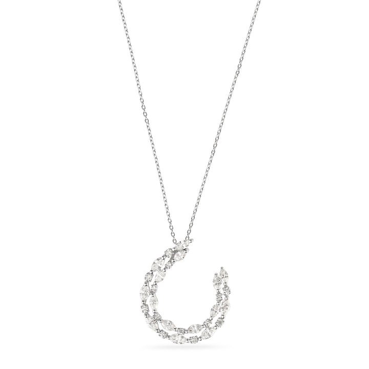 White Gold Diamond Pendant 