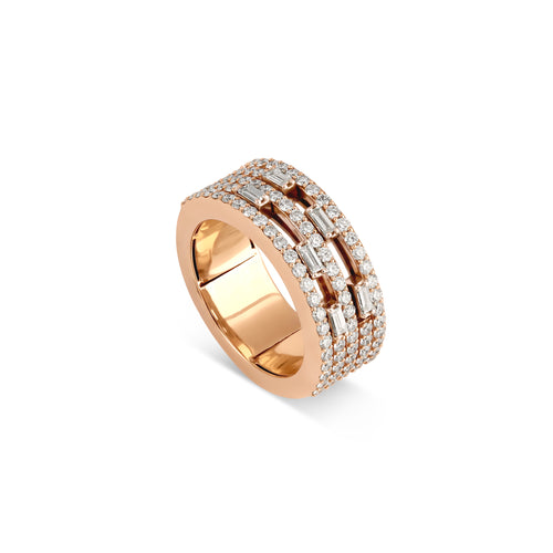 DILARA Rose Gold Diamond Ring DILARA Rose Gold Diamond Ring
