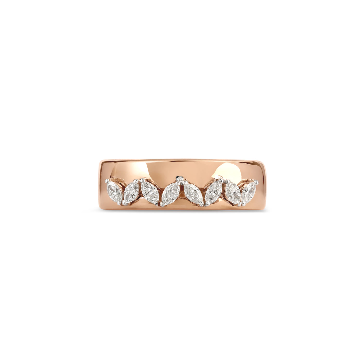 ETOILE Rose Gold Marquise Diamond Ring