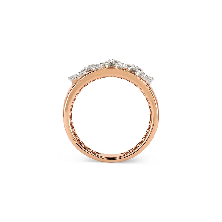 ETOILE Rose Gold Marquise Diamond Ring