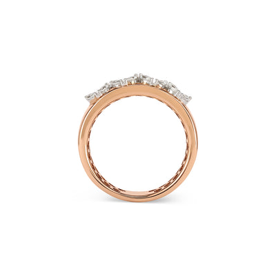 ETOILE Rose Gold Marquise Diamond Ring