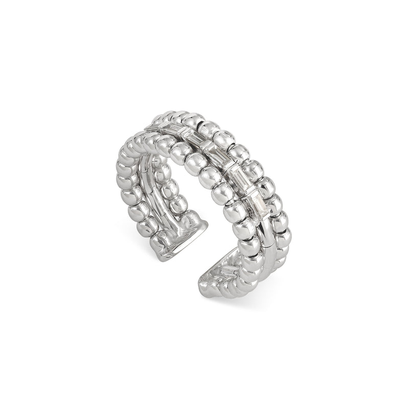 Lucien White Gold Bubble Diamond Ring