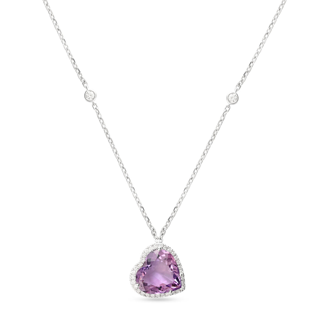 White Gold Diamond Pendant