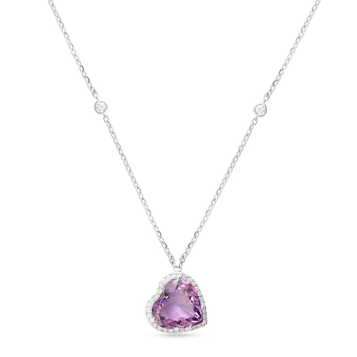 White Gold Diamond Pendant